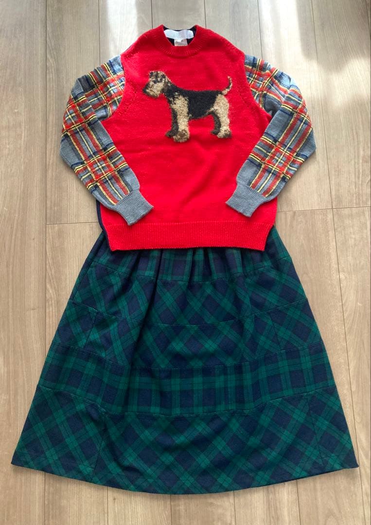 ★tricot COMME des GARCONS チェック スカート★