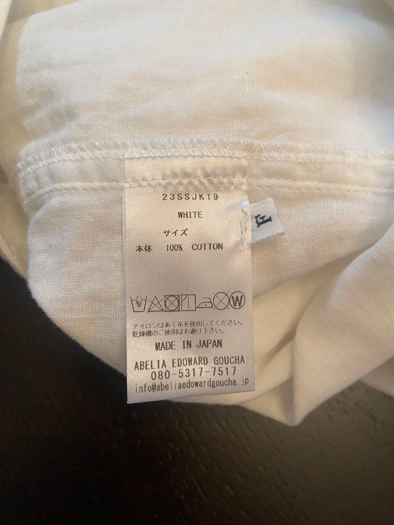 abelia edoward goucha Gaze shirt ガーゼ