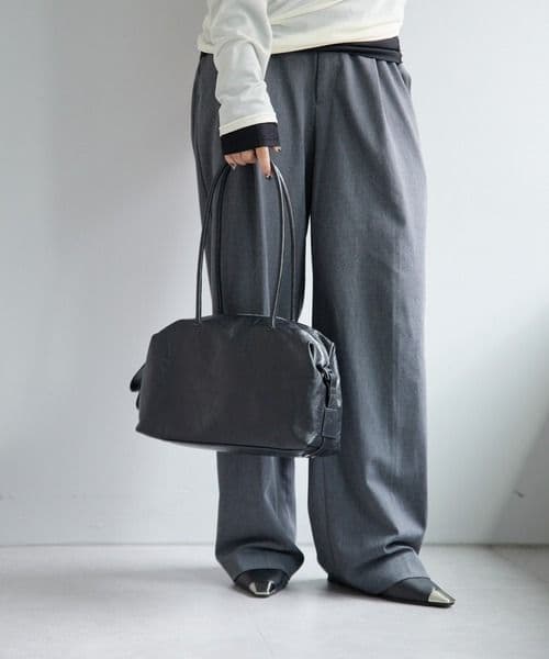 ear PAPILLONNER　ロングハンドルボストンバッグ