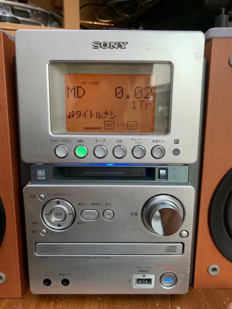 ラジオ・コンポ SONY MICRO COMPONENT SYSTEM CMT-M35WM