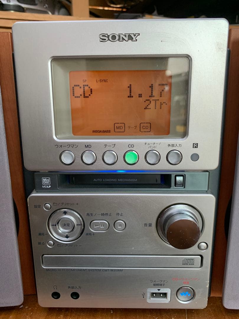 ラジオ・コンポ SONY MICRO COMPONENT SYSTEM CMT-M35WM