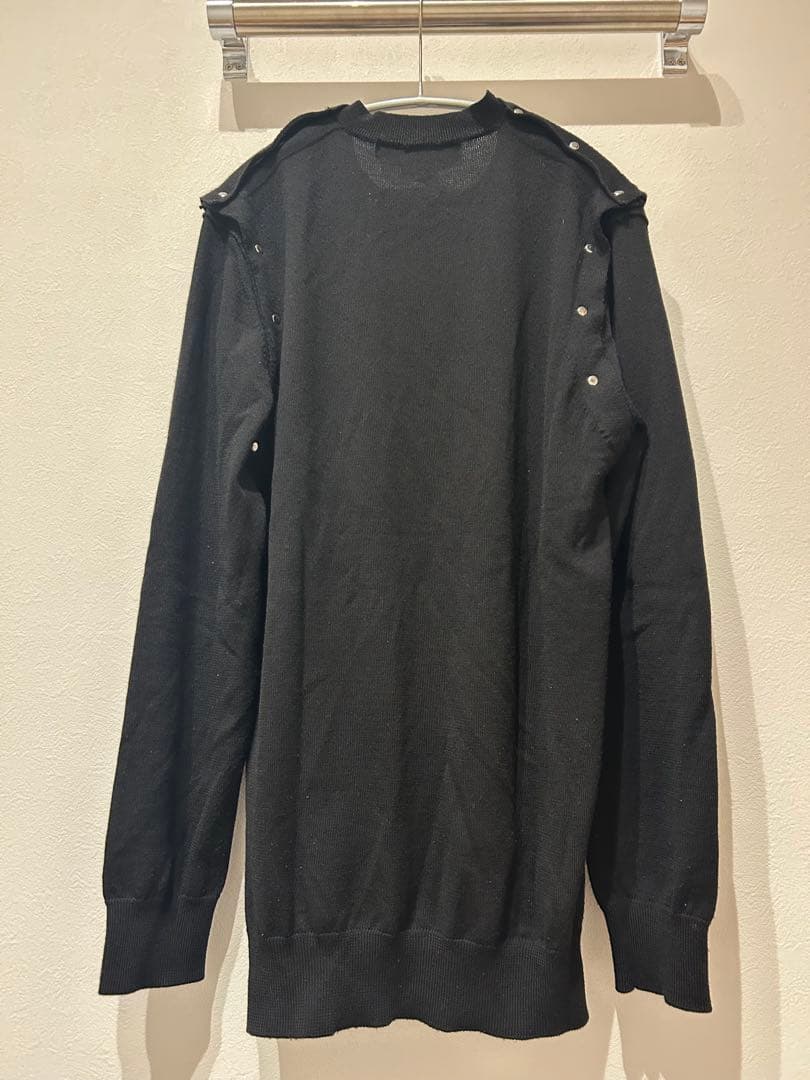 COMME des GARÇONS HOMME PLUS ブラックニット L