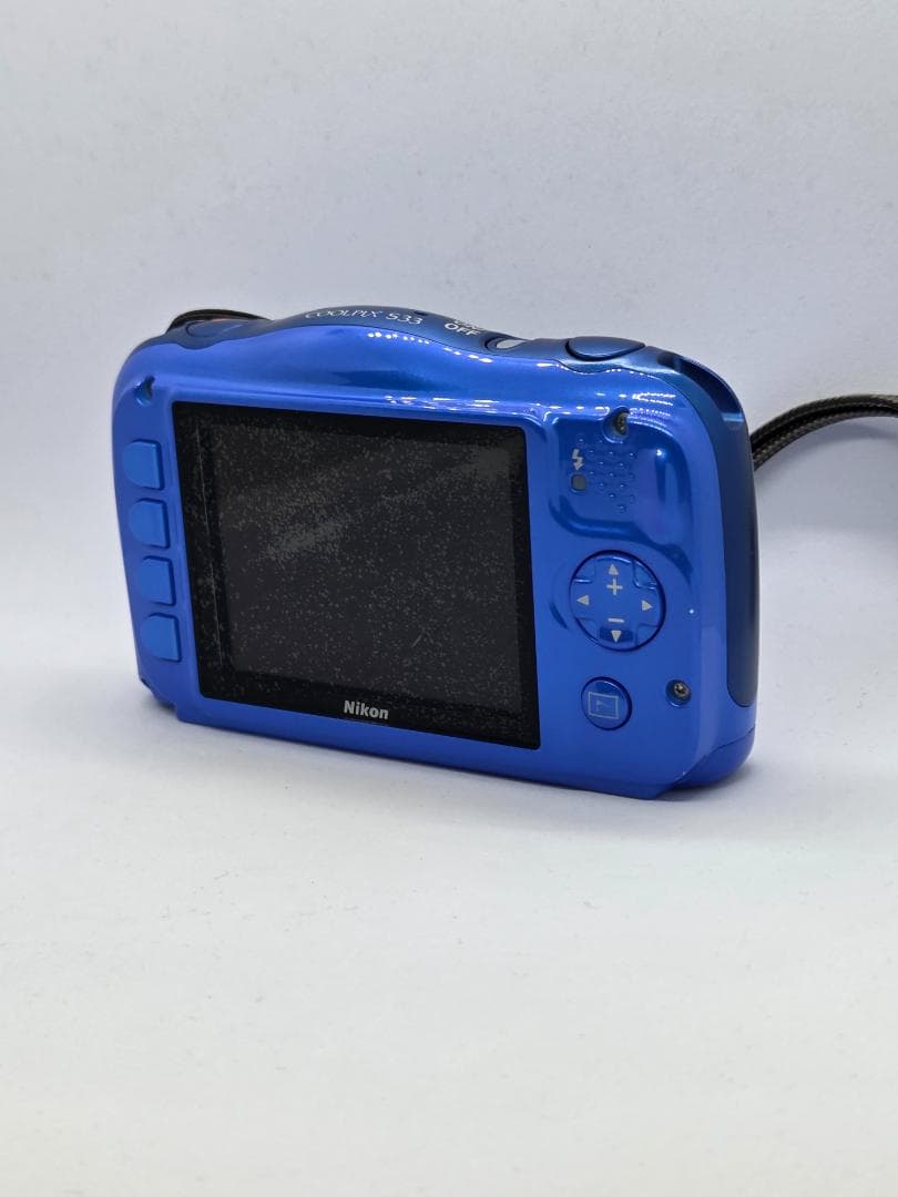 【美品】【スマホ転送OK】ニコン Nikon COOLPIX S33 ブルー