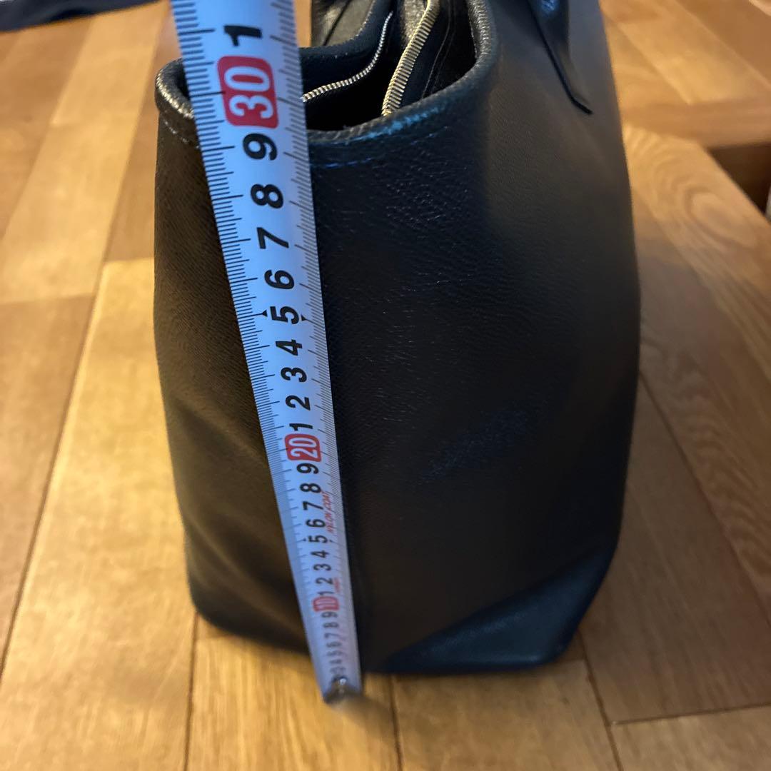 Cisei ＋h レザートートバッグ　ネイビー