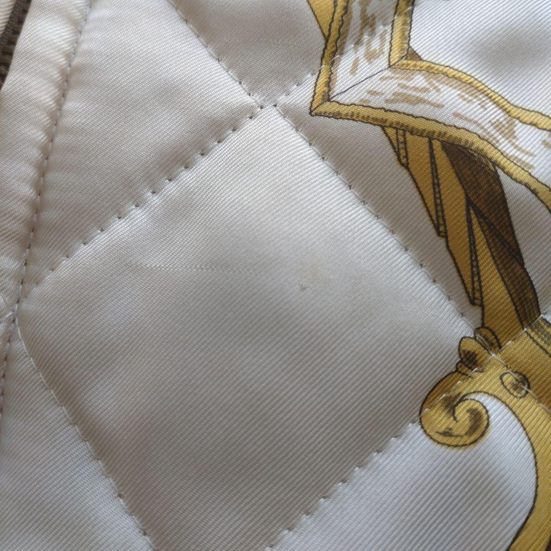 K*a様 HERMES リバーシブル ブルゾン シルク 中綿入り　48