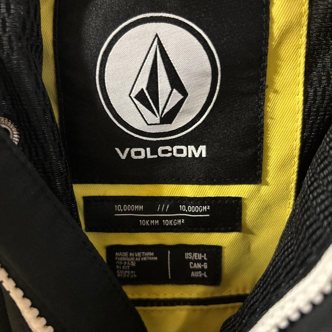 VOLCOM スノーボードジャケット イエロー/ブラック US/EE-L