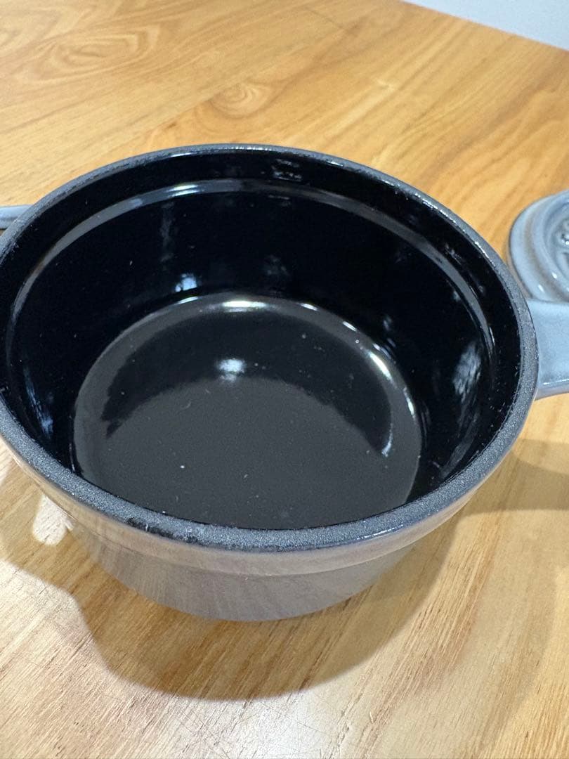 【未使用】ストウブ staub ミニソースパン　10cm グレー