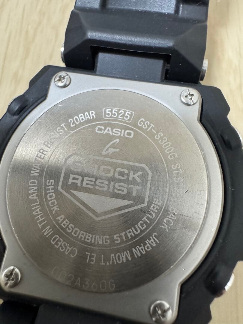 CASIO G-SHOCK G-STEEL GST-S300G タフソーラー