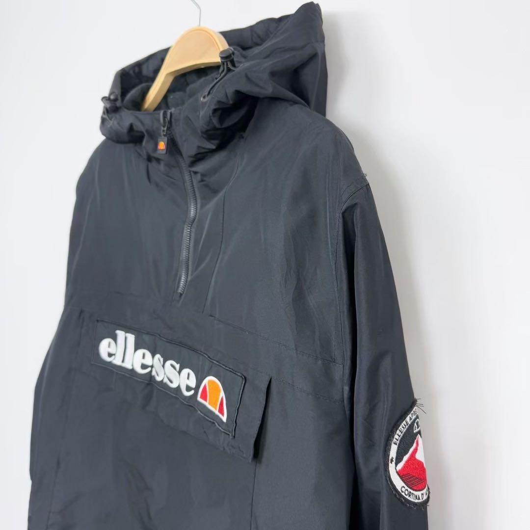ellesse エレッセ ハーフジップ アノラックパーカー プルオーバー S72