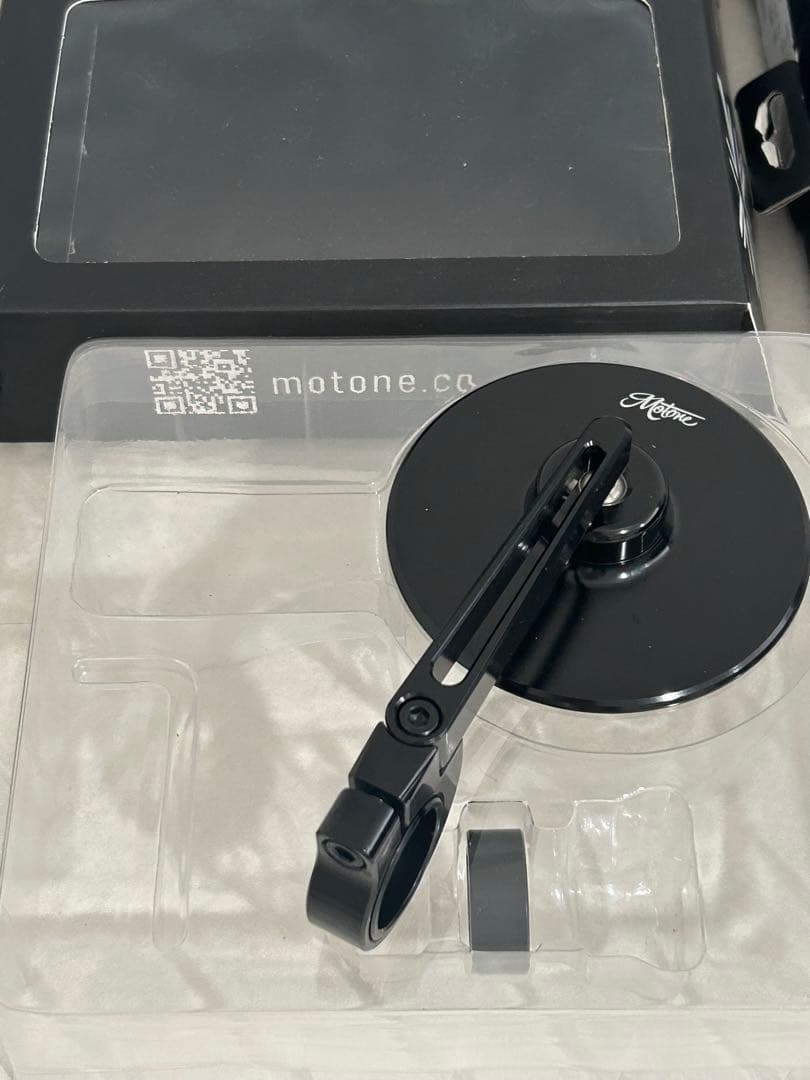 モートーン製　バーエンドミラー & バーエンド （　カフェカスタムに　）