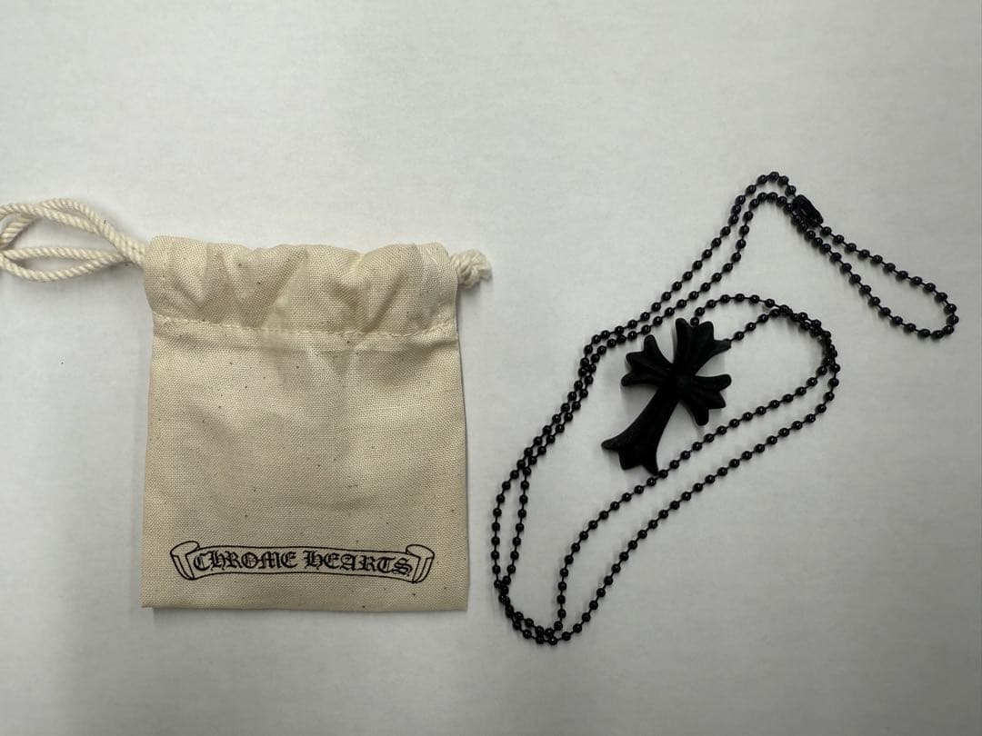 Chrome Hearts 2025ラバー マッドブラッククロス(新品)