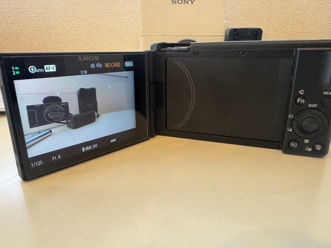 正面傷付きSONY ZV-1M2 デジタルカメラ 本体と付属品、新品購入証明付き