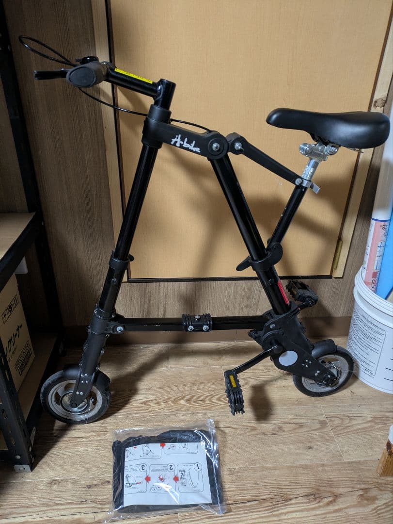 A.bicycle 折りたたみ自転車 黒