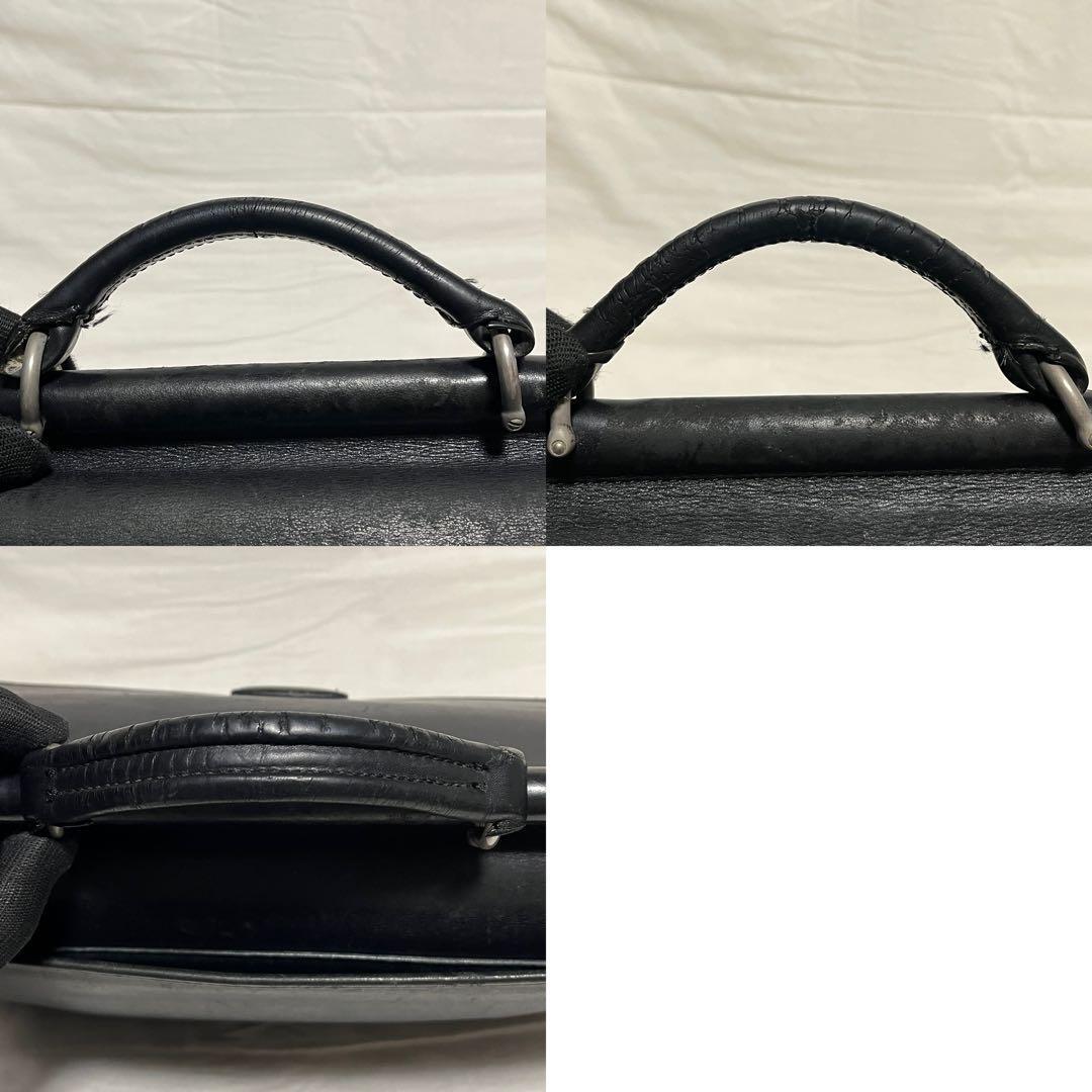 2WAY コーチ グラブタンレザー ビジネスバッグ ブラック B96