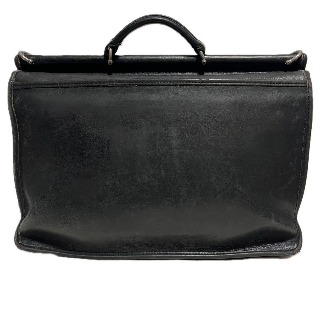 2WAY コーチ グラブタンレザー ビジネスバッグ ブラック B96