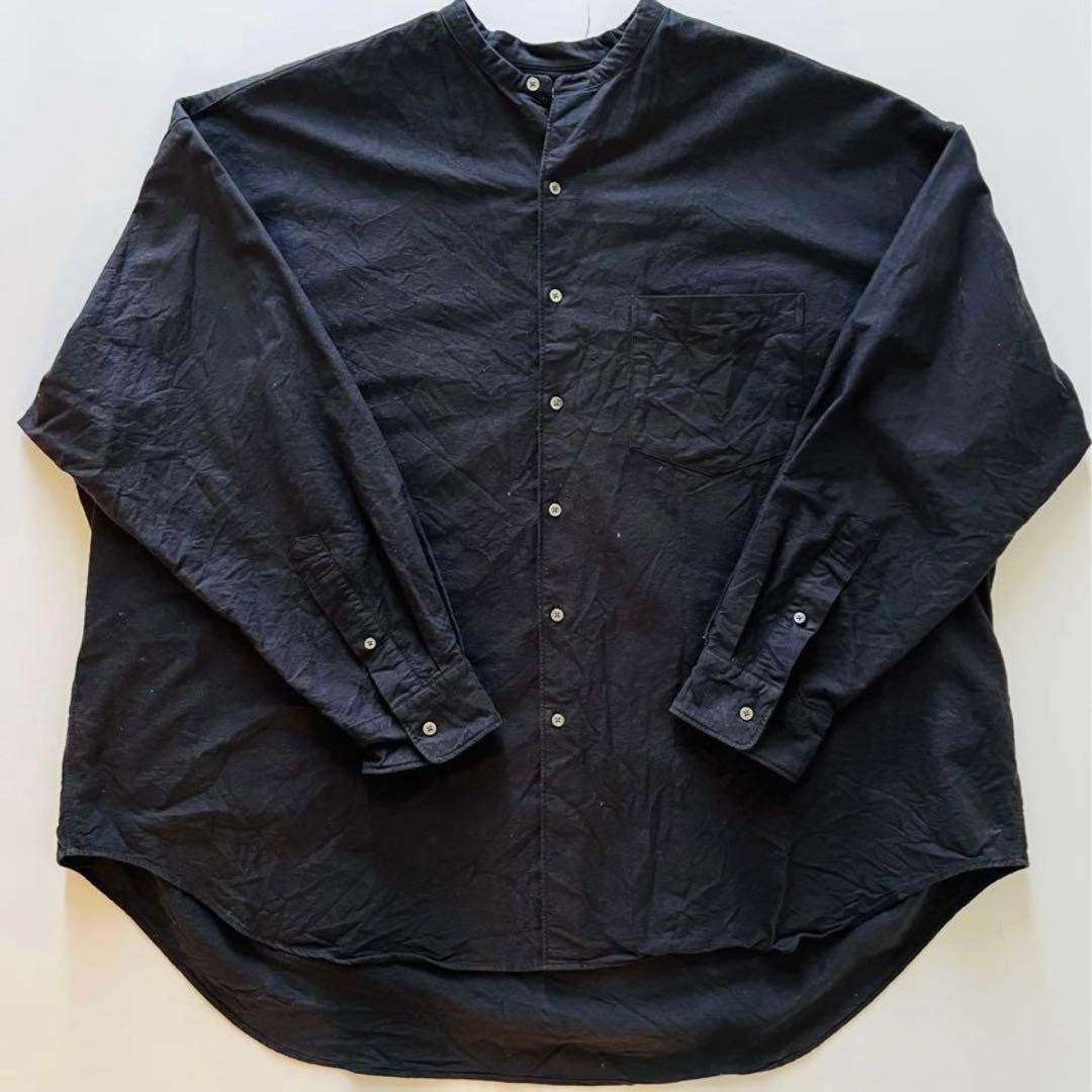 トップス Graphpaper Oversized Band Collar Shirt