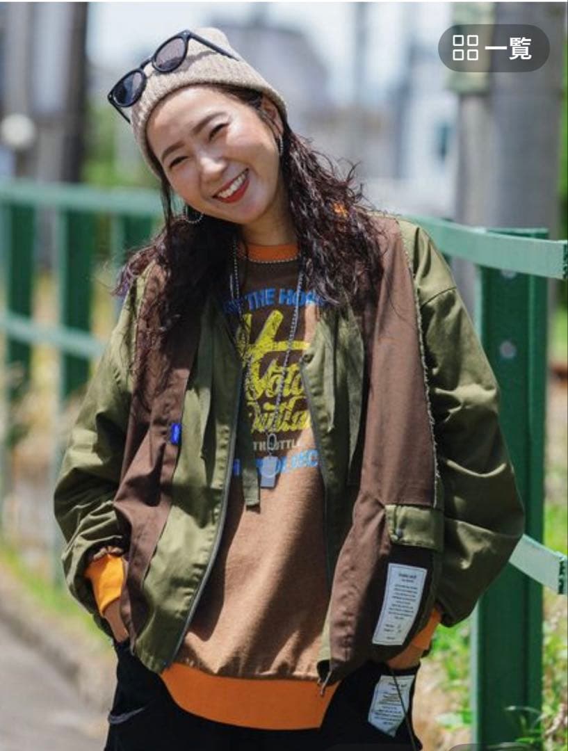 ニコアンド[be with M] Misayoミリリメイクジャケット　カーキ