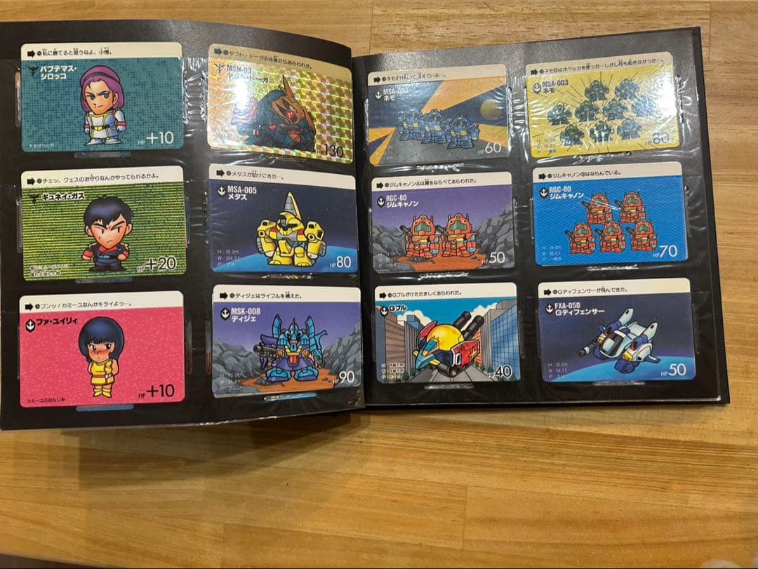 80s レア！vol.2 SDガンダム カードダス ファイルブック付