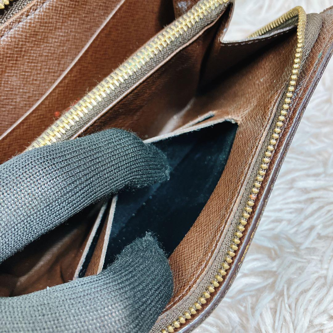 ルイヴィトン ダミエ ポルトモネ ジップ ラウンドファスナー ウォレット 長財布