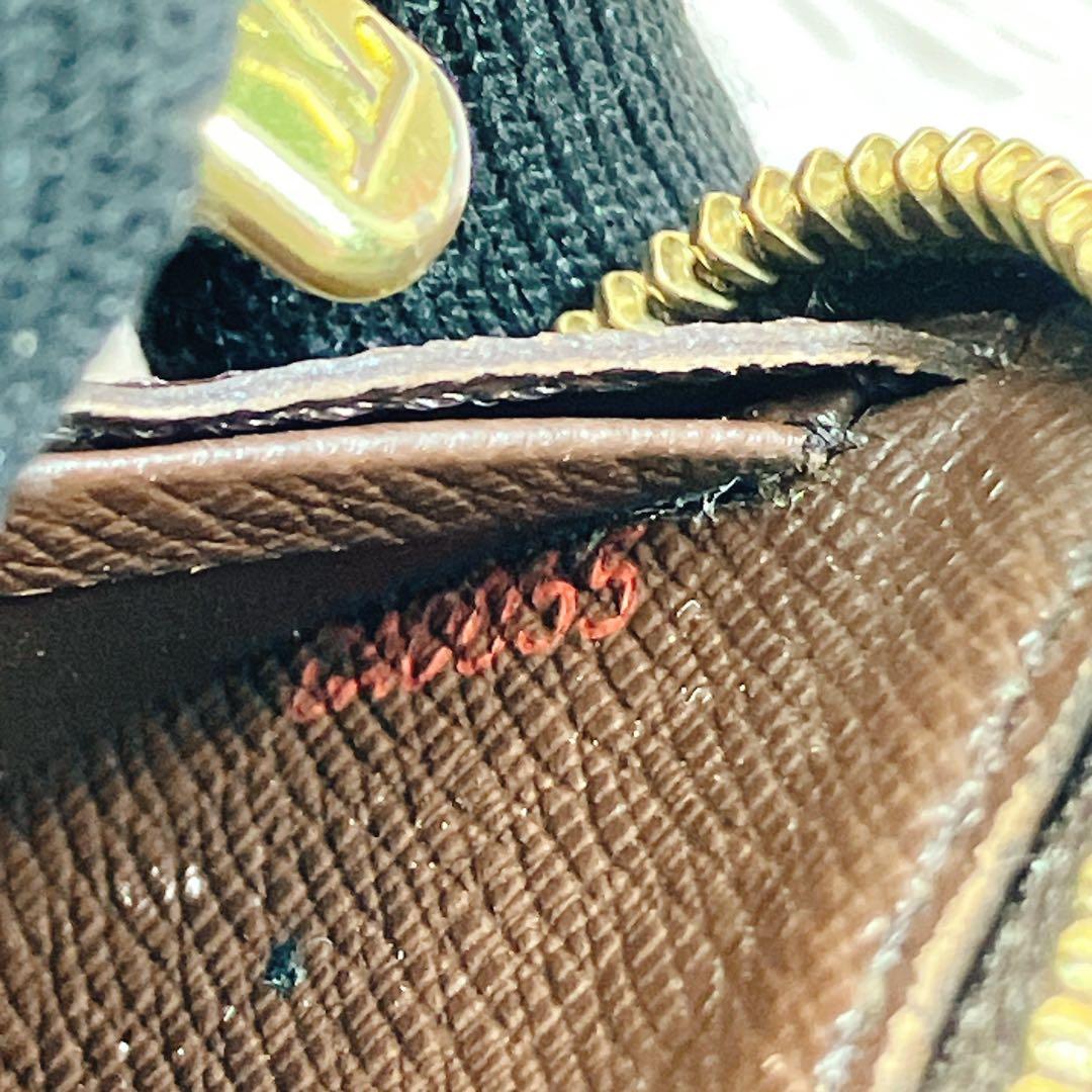 ルイヴィトン ダミエ ポルトモネ ジップ ラウンドファスナー ウォレット 長財布