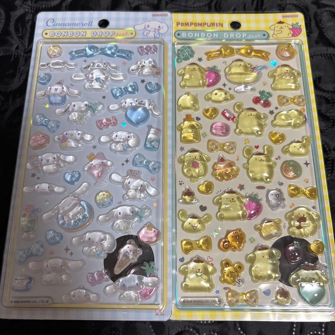正規品　サンリオ　ボンボンドロップシール　第二弾　8種