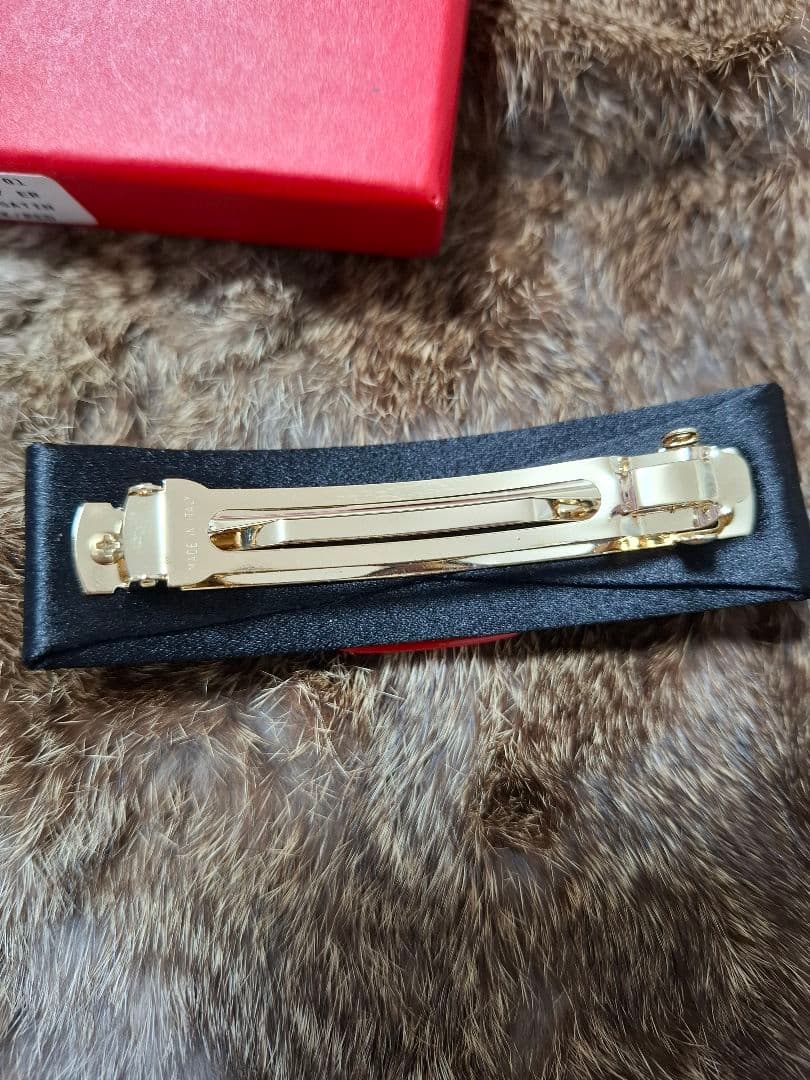 FERRAGAMO リボンヘアアクセサリー　バレッタ