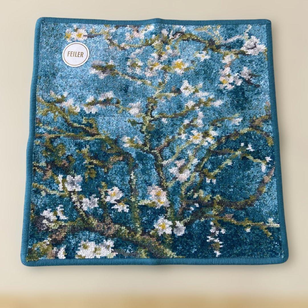 と*も様 フェイラー ハンカチ 2枚　ゴッホ サンフラワーズ＆アーモンドブロッサ