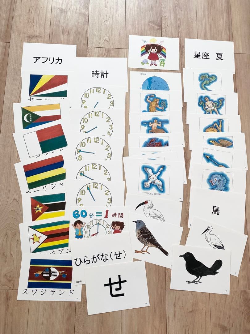 七田式 しちだ式3歳フラッシュカード わくわく脳づくりカード フルセット