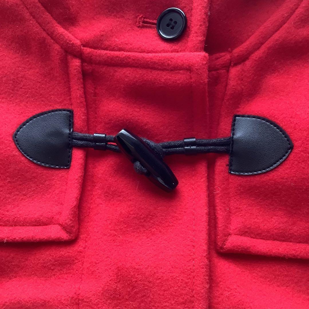 ダッフルコートカナダ公式オリンピックユニフォーム　赤レディースMサイズ