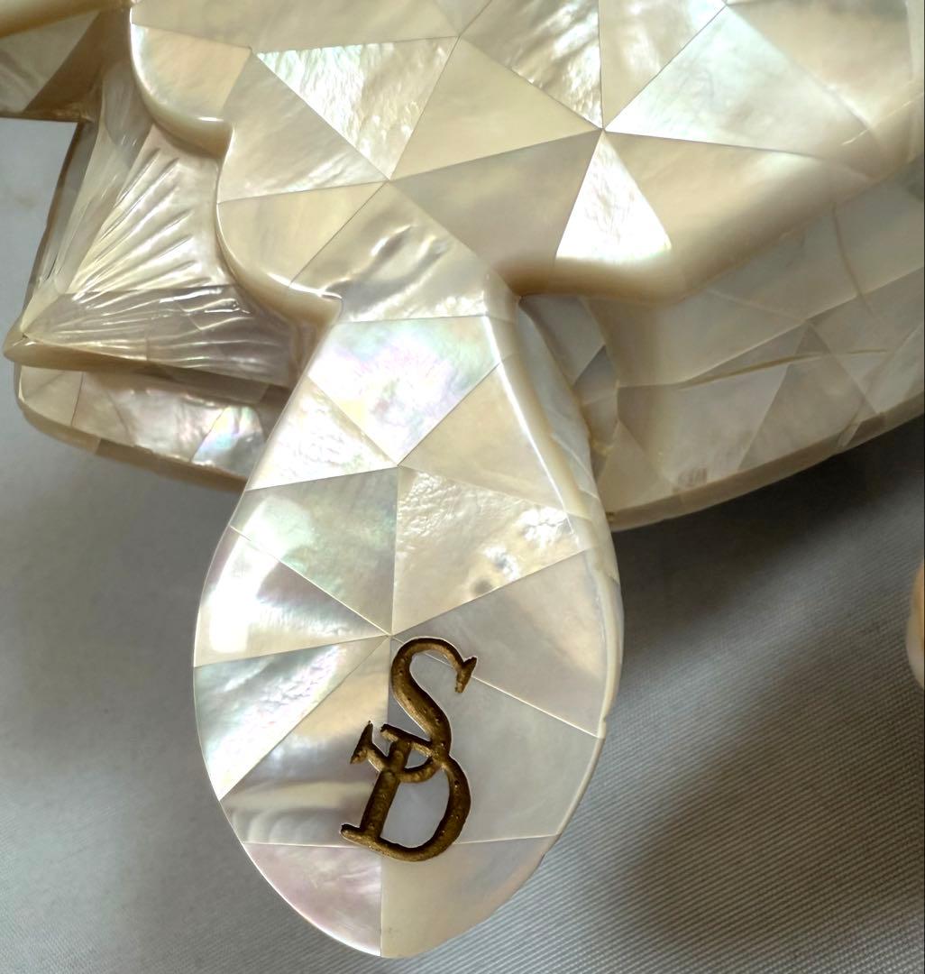 白蝶貝ジェルアート　亀置物　MARUEI保証書