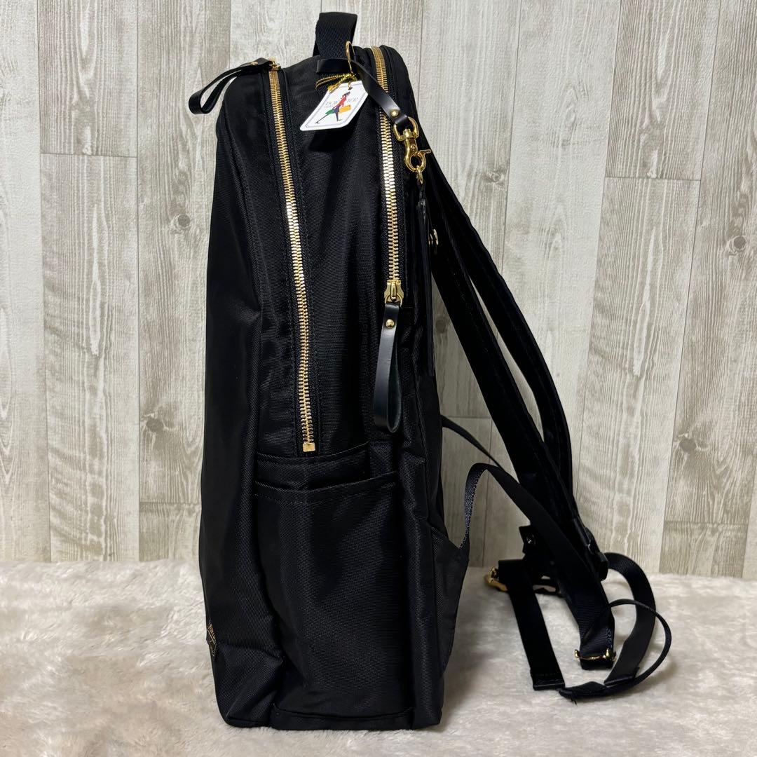 ポーター ガール シア リュック デイパック 黒 ナイロン 2層 多機能 大容量