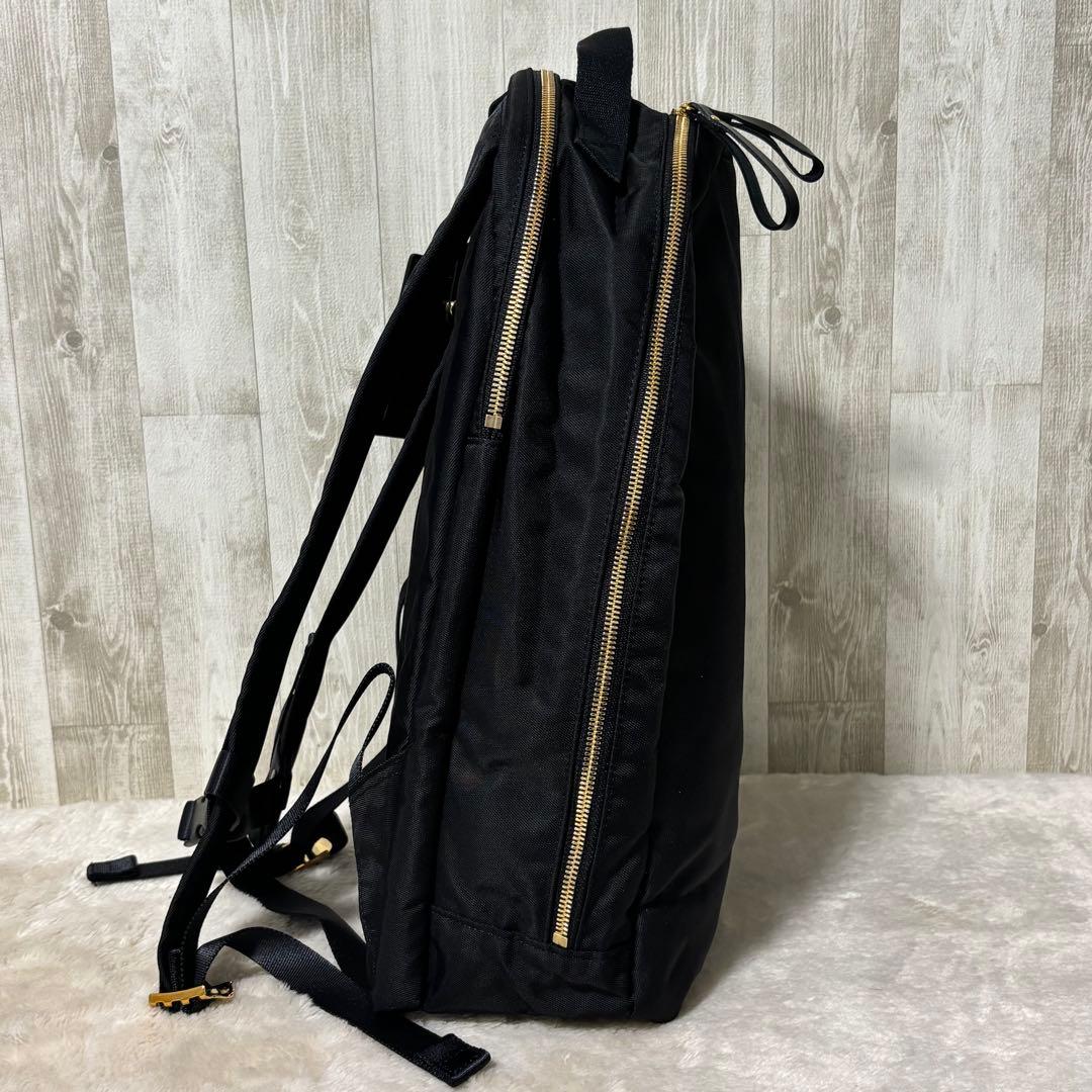 ポーター ガール シア リュック デイパック 黒 ナイロン 2層 多機能 大容量