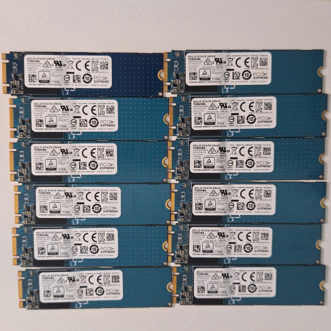 動作確認済み 128GB m.2 SSD 12個セット