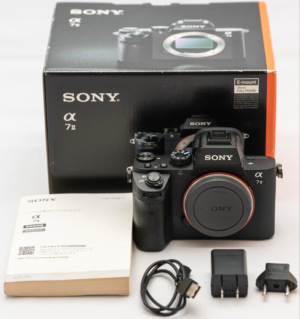 【美品 ショット数2800】SONY α7 II 本体 バッテリー&充電器付