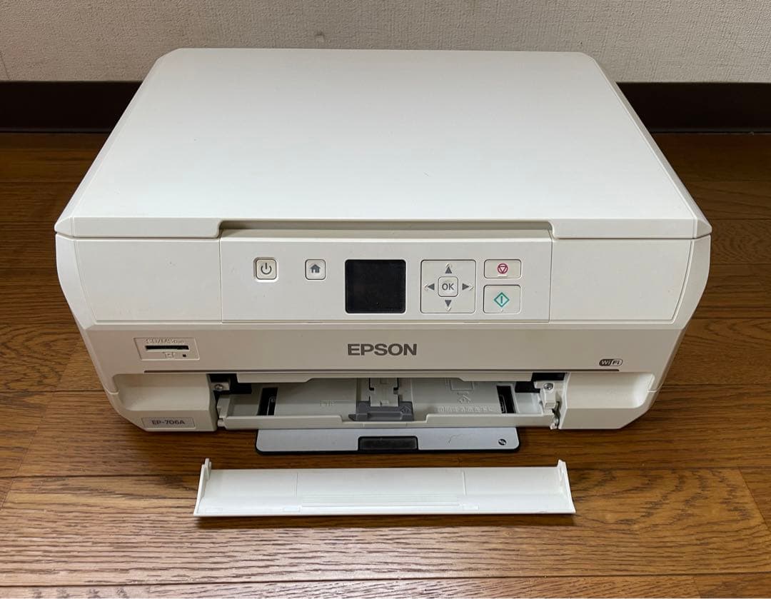 EPSON EP-706A 廃インク吸収パッド限界 ジャンク インク付き