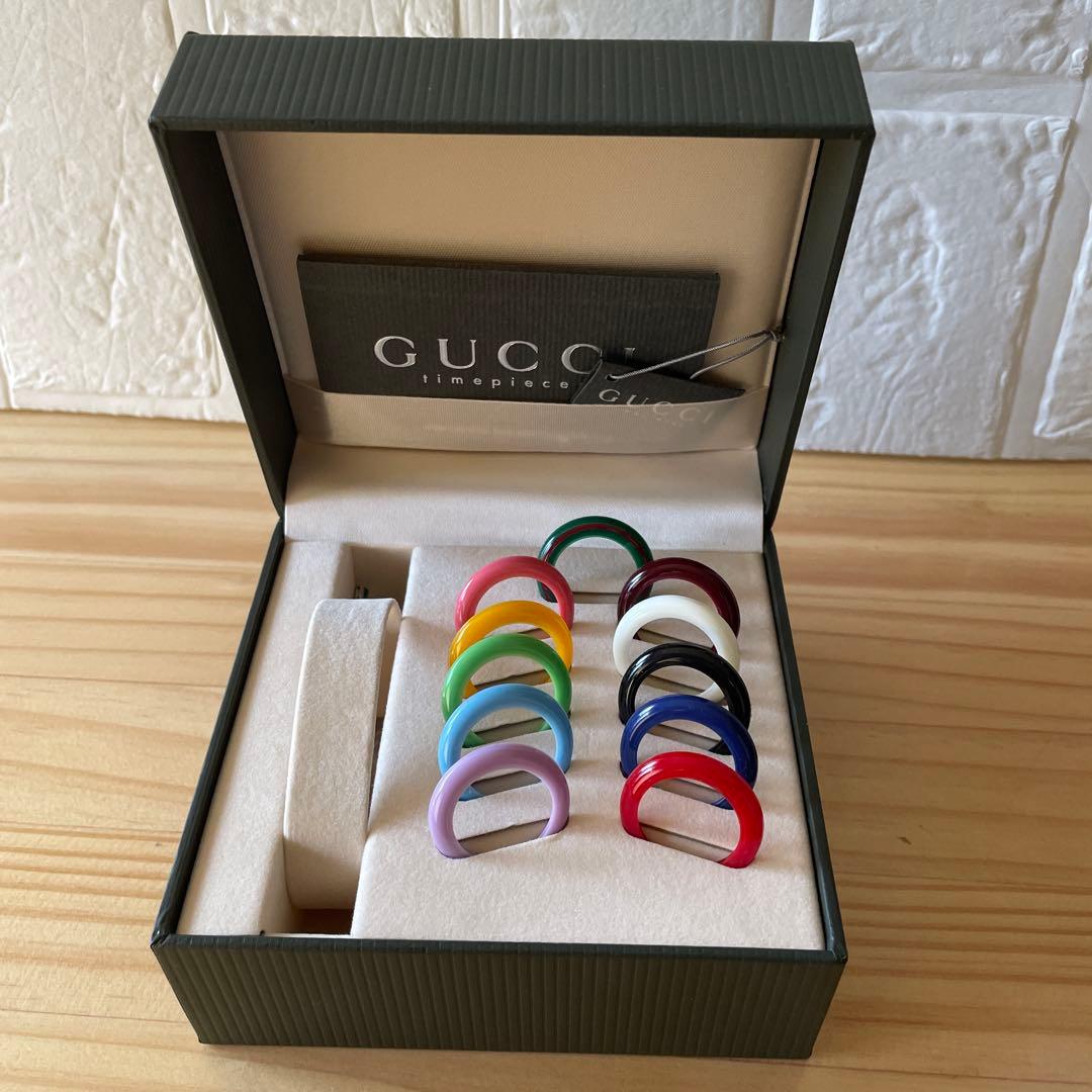GUCCI グッチ チェンジベゼル 腕時計なし ベゼル・箱のみ　ヴィンテージ