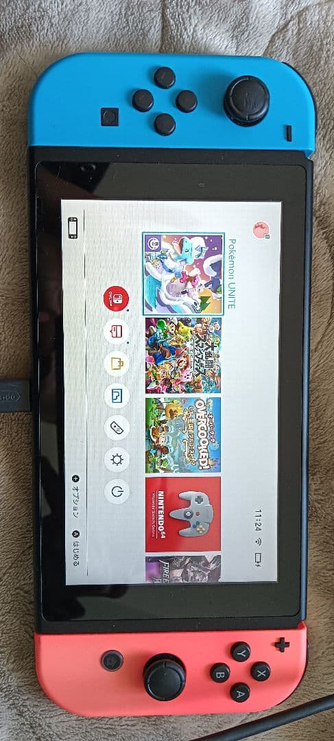 Nintendo Switch 青/赤 本体 充電ケーブル付き箱あり