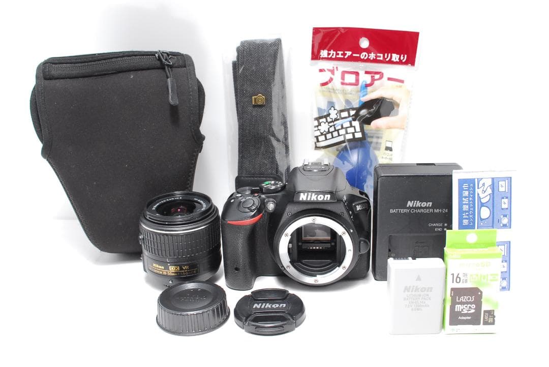 Wi-Fi対応 Nikon D5500 届いてすぐ使える 回転画面で快適撮影