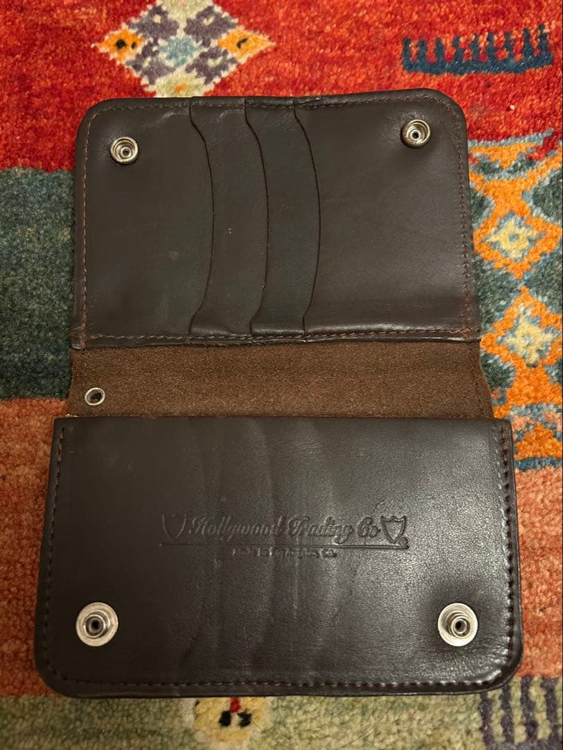 キシ　HTC スタッズウォレット #125 ダークブラウン