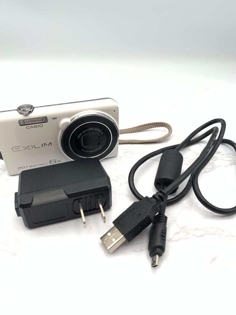 【動作確認済】CASIO EXILIM デジタルカメラ EX-ZS35 ホワイト
