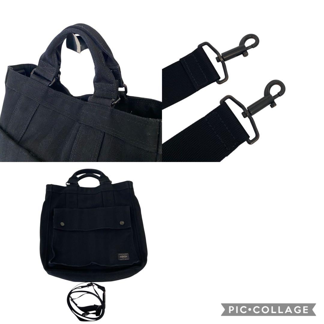 美品　ポーター　タンゴ　2way A4可　ショルダーバッグ　斜めがけ　黒