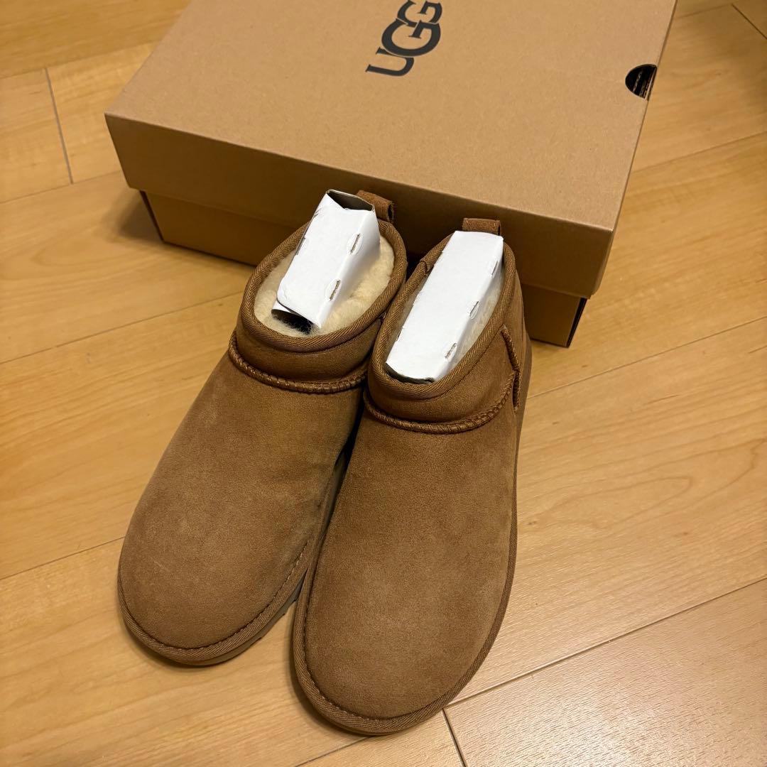 UGG＊アグ Classic Ultra Mini 23.0 Chestnut