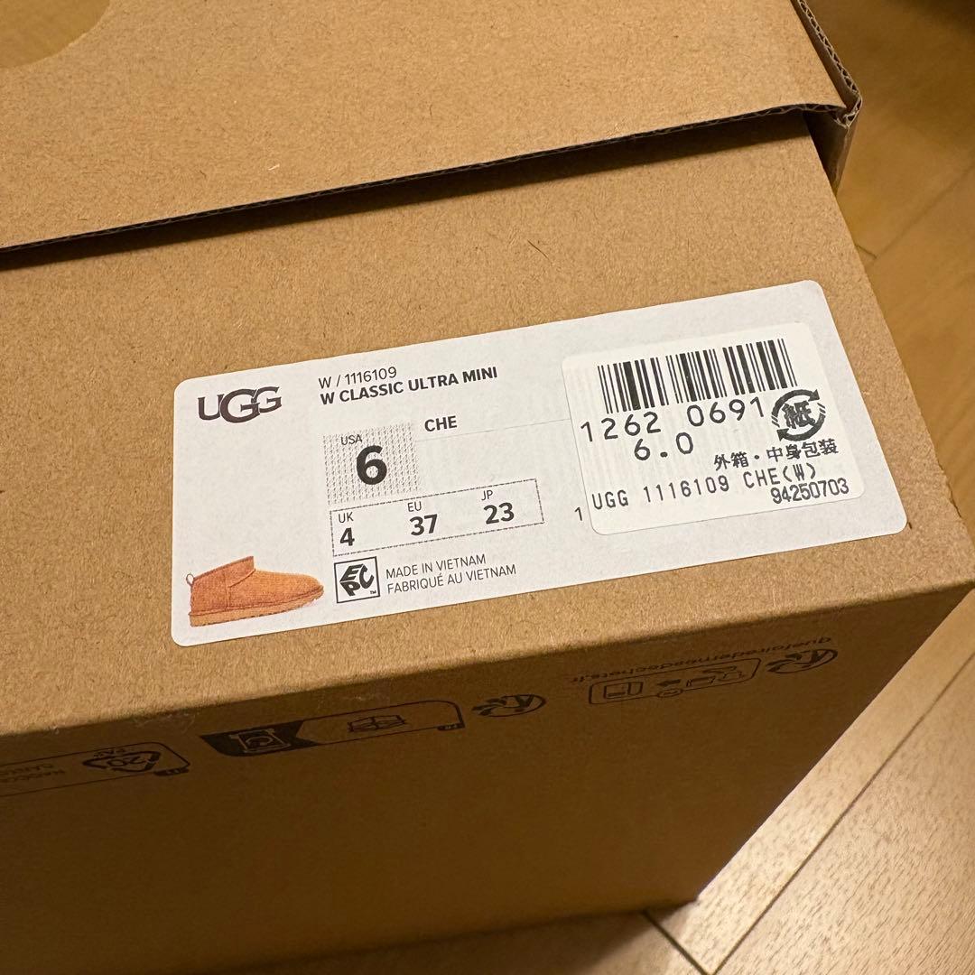 UGG＊アグ Classic Ultra Mini 23.0 Chestnut