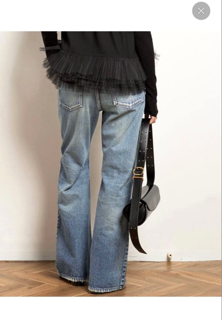 AP STUDIO/NEEDBY/フレアデニム/25