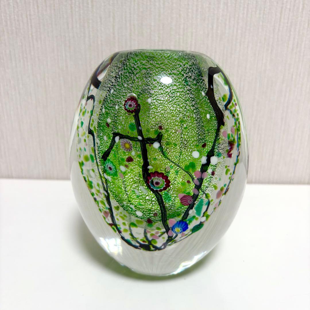 現代の名工 黒木国昭 銀彩象嵌 「光琳」 爽 グリーン 花瓶 芸術品 作家物