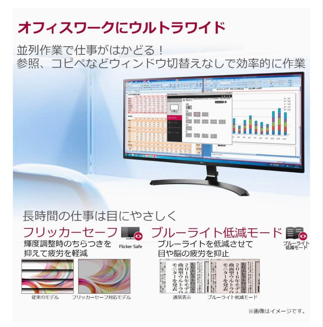 LG 34インチ ウルトラワイドモニター IPS