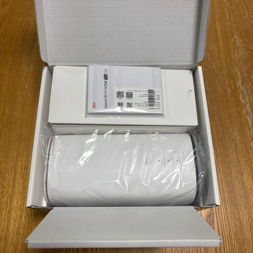 【新品】Speed Wi-Fi  5G L13 ホームルーター