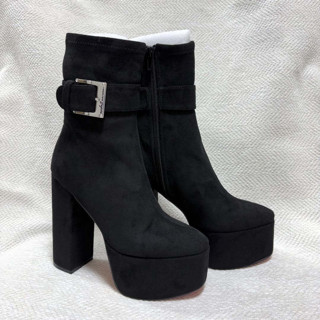 未使用 michell Macaron ミシェルマカロン バックルショートブーツ