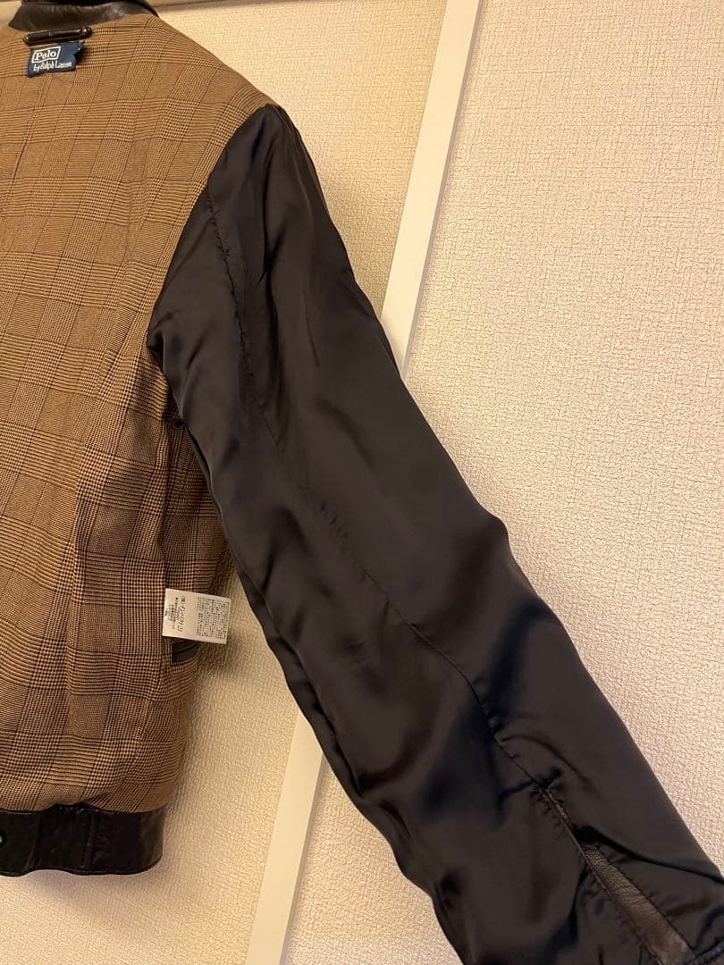 【Ralph Lauren】美品 LAMBSKIN LEATHER JACKET