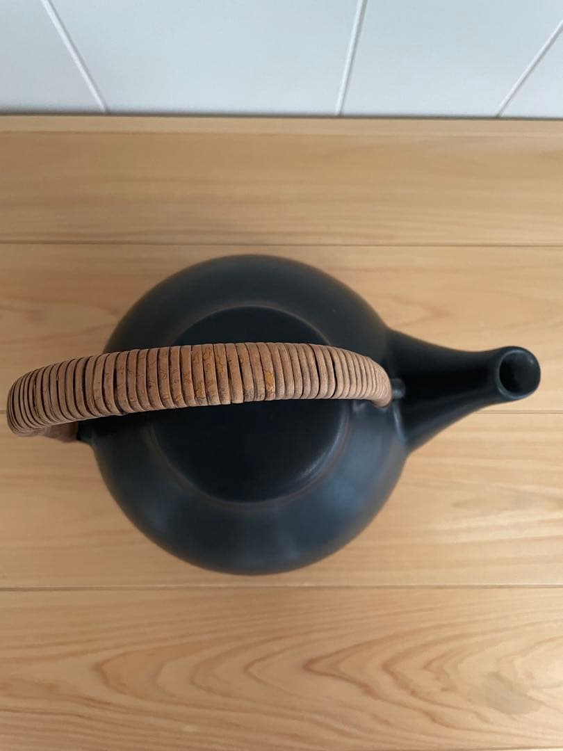 ARABIAアラビアGA-1ポット大　ヴィンテージ黒